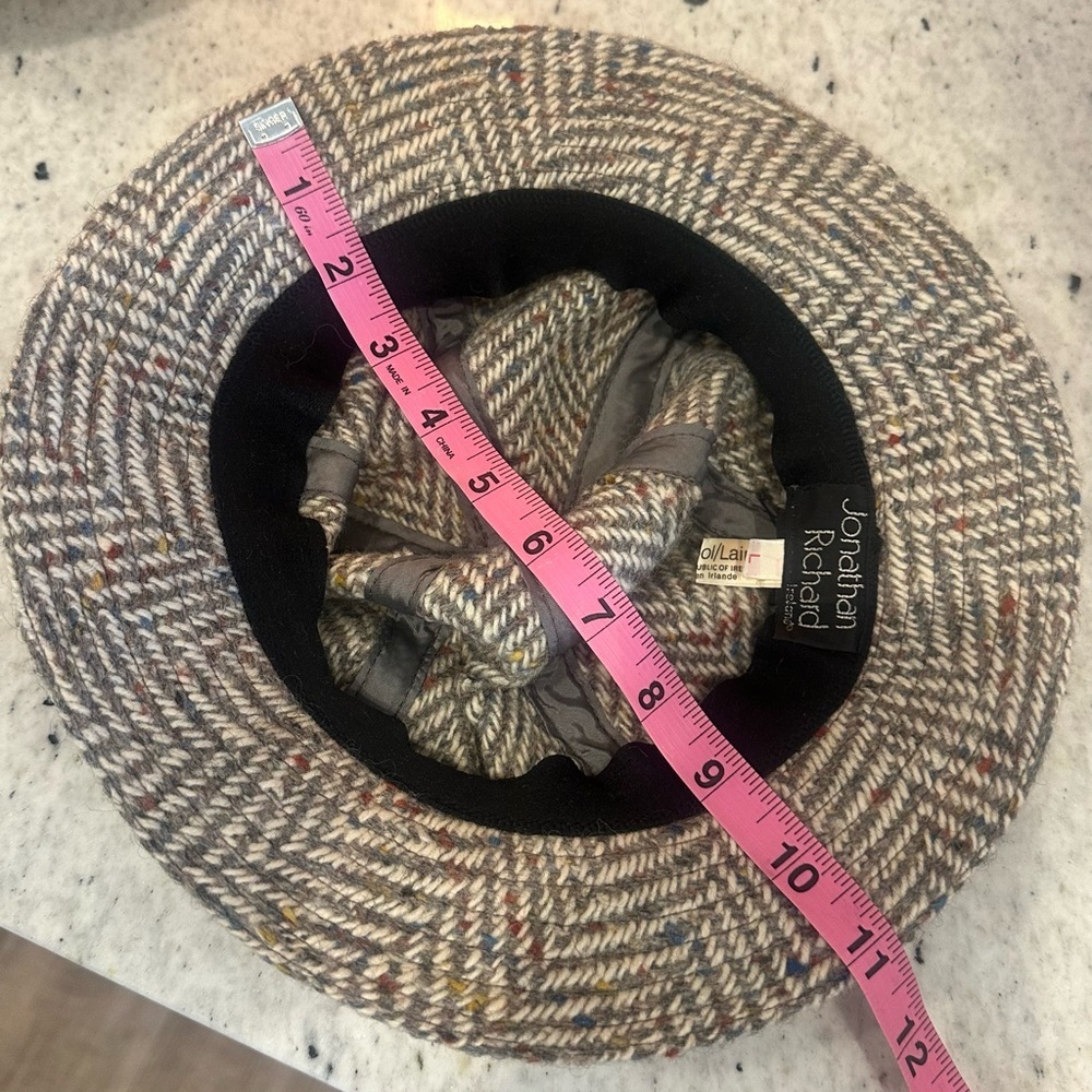 Vintage Jonathan Richard Women’s Wool Hat Large - Picture 7 of 7